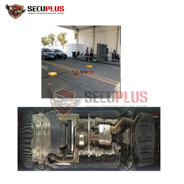 airport vehicle chassis security scanning system  with ALPR and driver camera for airport